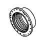 Travel Motor Hub TZ684B1001-02 TZ684B100102 for Komatsu Excavator PC200-6