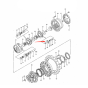 Travel Motor Planet Gear 3063955 for Hitachi Excavator EX200-3 EX200-5 EX200K-3 ZX200
