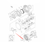 Travel Motor Shaft 2023188 for John Deere Excavator 892DLC 892