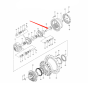 Travel Motor Shaft 2042351 for Hitachi Excavator IZX200 IZX210F ZX180LC ZX200 ZX210H ZX230-HHE ZX240-AMS