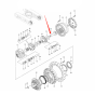 Travel Motor Shaft 2049585 for Hitachi Excavator IZX200 ZX180LC-3 ZX200 ZX240-3 ZX240-5G ZX250H-3