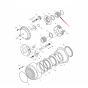 Travel Motor Sun Gear 132984 for Doosan Daewoo Excavator SOLAR 280LC-III SOLAR 290LC-V SOLAR 290LL SOLAR 300LL SOLAR 330-III SOLAR 330LC-V SOLAR 340LC-V