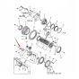 Travel Motor Sun Gear 206-27-44112 for Komatsu Excavator PC200LC-3 PC200LC-5C PC220-3 PC220-5C PC220-6Z PC240-3K PF5-1