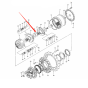 Travel Motor Sun Gear 3049872 for Hitachi Excavator EX200-5 EX220-2 EX220-3 EX220-5 EX230-5