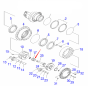 Travel & Swing Sun Gear 20Y-27-21190 20Y-27-21191 for Komatsu Excavator PC200-6 PC210-6 PC220-6 PC230-6 PC240-6K PC300-6 PC340-6K PC350-6