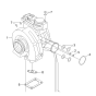 Turbocharger 3768638 for Hyundai Excavator R300LC-9A