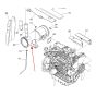 Upward Muffler Silencer 4670444 for Hitachi ZX40U-3 ZX40U-3U ZX48U-3 ZX48U-3F ZX50U-3 ZX50U-3F ZX52U-3 ZX52U-3F Excavator