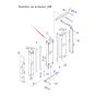 Water Radiator Core ASS'Y 203-03-12221 2030312221 for Komatsu Excavator PC130-8