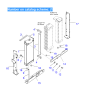 Radiator ASS'Y 206-03-21411 2060321411 for Komatsu Excavator PC220-8 PC220LC-8 PC220LL-8 PC240-8K