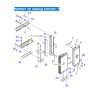 Water Radiator Core ASS'Y 207-03-75121 207-03-75120 208-03-71110 for Komatsu Excavator PC300-7E0 PC300-8 PC350-7E0 PC350-8 PC400-7 PC450-7