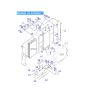 Water Radiator Core ASS'Y 208-03-75110 2080375110 for Komatsu Excavator PC400-7E0 PC400-8 PC450-7E0 PC450-8