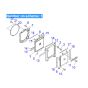 Water Radiator Core ASS'Y 21W-03-41110 21W0341110 for Komatsu Excavator PC78MR-6 PC78US-6 PC78UU-6