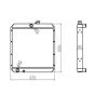 water-tank-radiator-ass-y-for-yuchai-excavator-yc60-7