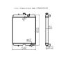Water Tank Radiator Core ASS'Y 123951-44500 12395144500 for Yanmar