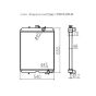 Water Tank Radiator Core ASS'Y 123951-44500 12395144500 for Yanmar