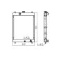 Water Tank Radiator Core ASS'Y 4399425 for Hitachi Excavator EX55UR-3