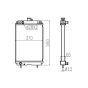 Water Tank Radiator Core ASS'Y 4454123 for Hitachi ZX30UR ZX40UR EX40UR-3 VR308 VR308-2 VR408 VR408-2