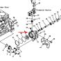 Water Pump VX6261611100 VX6261611101 for Kobelco SK850 Excavator