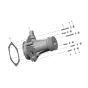 Water Pump XCAF-00584 XCAF-00168 for Hyundai Loader SL760 SL763(-#0500) SL763(#0501-) SL763S SL765 SL765S