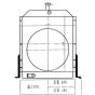 Water Radiator Core 4110000491 for SDLG Wheel Loader LG918 LG918-1