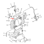 Water Radiator Core 6642979 6639012 for Bobcat Excavator 130