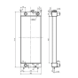 Water Radiator Core ASSY 56D-03-21221 56D0321221 for Komatsu Dump Truck HM250-2 HM300-2