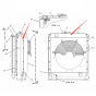 Water Tank Radiator 185-8984 for Caterpillar Excavator Cat 307B
