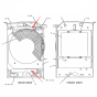 Water Tank Radiator 203-4410 for Caterpillar Excavator Cat 303 CR