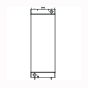 Water Tank Radiator 206-03-24110 for Komatsu Excavator PC220LC-8M0 PC220-8M0