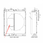 Water Tank Radiator 236-4430 for Caterpillar Excavator Cat 320C 320C L 320C LN 320C S