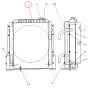 Water Tank Radiator 2452U374S1 for Kobelco K907DLC K907D MD180LC Excavator