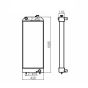 Water Tank Radiator 312-8340 for Caterpillar Excavator Cat 320D 323D