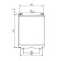 Water Tank Radiator 380-6367 for Caterpillar Excavator Cat 303.5E 303E CR 304E