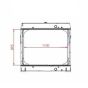 Water Tank Radiator 4410245 4410213 for Hitachi Excavator EX550-5 JPN EX600H-5 EX600H-5 JPN with Cummins Engine