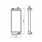 Water Tank Radiator 468-3843 for Caterpillar Excavator Cat 324D 325D 329D