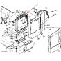 Water Tank Radiator 68391-42300 for Kubota KX71 Excavator