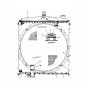 Water Tank Radiator 6N-0957 398-2938 for Caterpillar Tractor Cat  D8K Pipelayer 583 583K