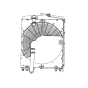 Water Tank Radiator 7M-4962 7M4962 for Caterpillar CAT Grader 977 977H