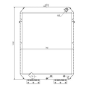 Water Tank Radiator ASS'Y 11N6-46400 11N646400 for Hyundai Excavator R210-7H R220LC-7H