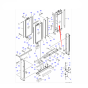 Water Tank Radiator ASS'Y 21K-03-71115 for Komatsu Excavator PC160LC-7