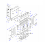 Water Tank Radiator ASS'Y 21N-03-37700 for Komatsu Excavator PC1250-7 PC1250LC-7 PC1250SE-7 PC1250SP-7