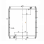 Water Tank Radiator ASS'Y 21P-03-K2111 for Komatsu Excavator PC150-6K PC150LC-6K PC160-6K PC180LC-6K PC180NLC-6K PW150ES-6K PW170ES-6K