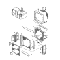 Water Tank Radiator ASS'Y AT200601 for John Deere Excavator 190 190E