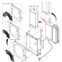 Water Tank Radiator ASS'Y K9006533 K9006533A for Doosan Excavator DX60R