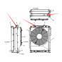 Water Tank Radiator ASS'Y LC05PU0002S001 for Kobelco Excavator SK300-4 SK300LC-4 SK330-4 SK330LC-4
