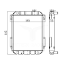 Water Tank Radiator ASS'Y LE05P00004R100 LE05P00004R101 for Kobelco Excavator SK60-5
