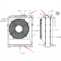 Water Tank Radiator ASS'Y LQ05PU0004S001  for Kobelco Excavator SK220-4 SK220LC-4 SK250-4 SK250LC-4 SK250NLC-4