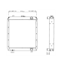 Water Tank Radiator Core ASS'Y 22B-03-11111 22B0311111 for Komatsu Excavator PC128UU-2 PC128US-2 PC158US-2 PC138US-2
