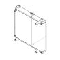 Water Tank Radiator V0211-43500 for Kubota SVL65-2 SVL65-2C