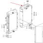 Water Tank Radiator VOE14693707 for Volvo EC75D EC80D Excavator